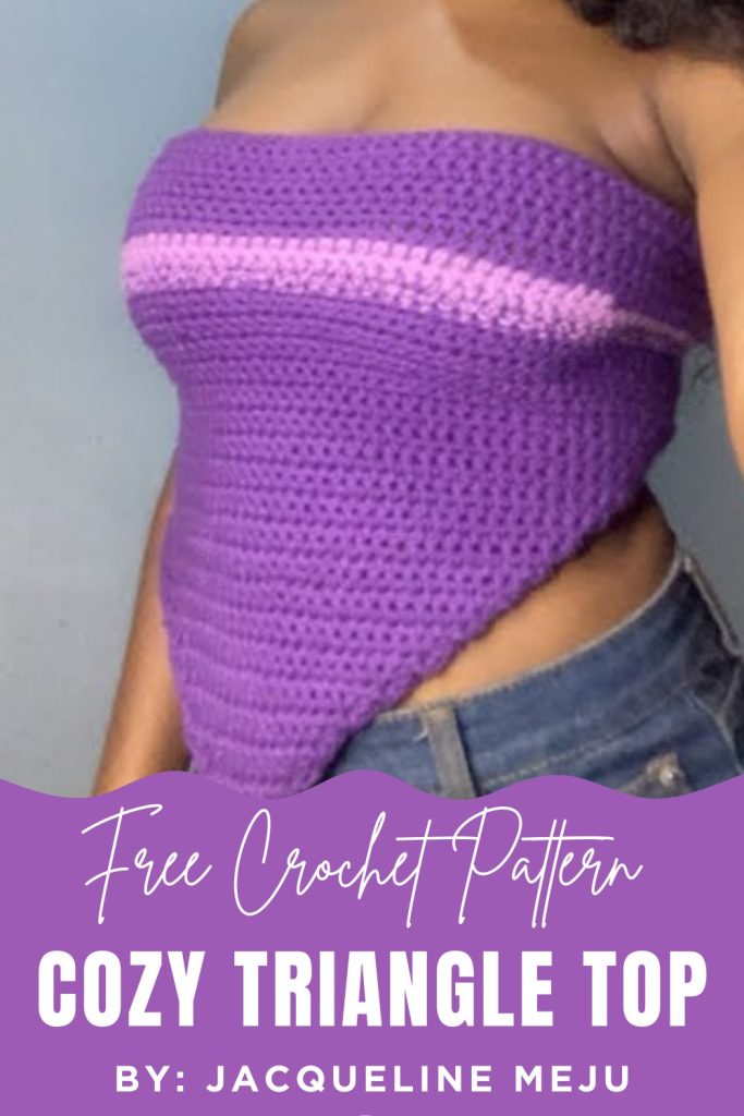 Crochet Triangle Top Pattern Everyone’s Wearing This Summer - Wool Items