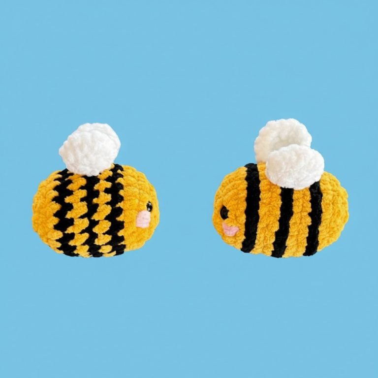 How to Crochet Bee Plushie Pattern in Just a Few Steps