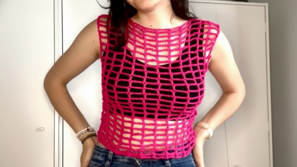 How to Crochet Mesh Top Pattern That’s Perfectly Comfortable - Wool Items