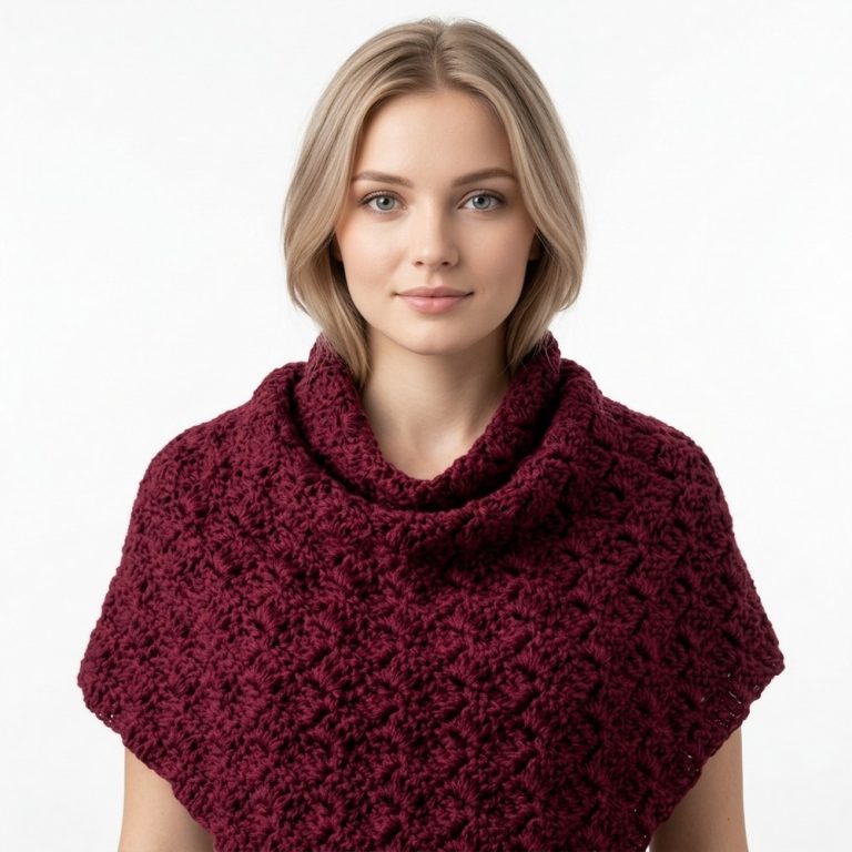 SPECTACULAR! How to knit an elegant shawl by repeating only 1 row. 8